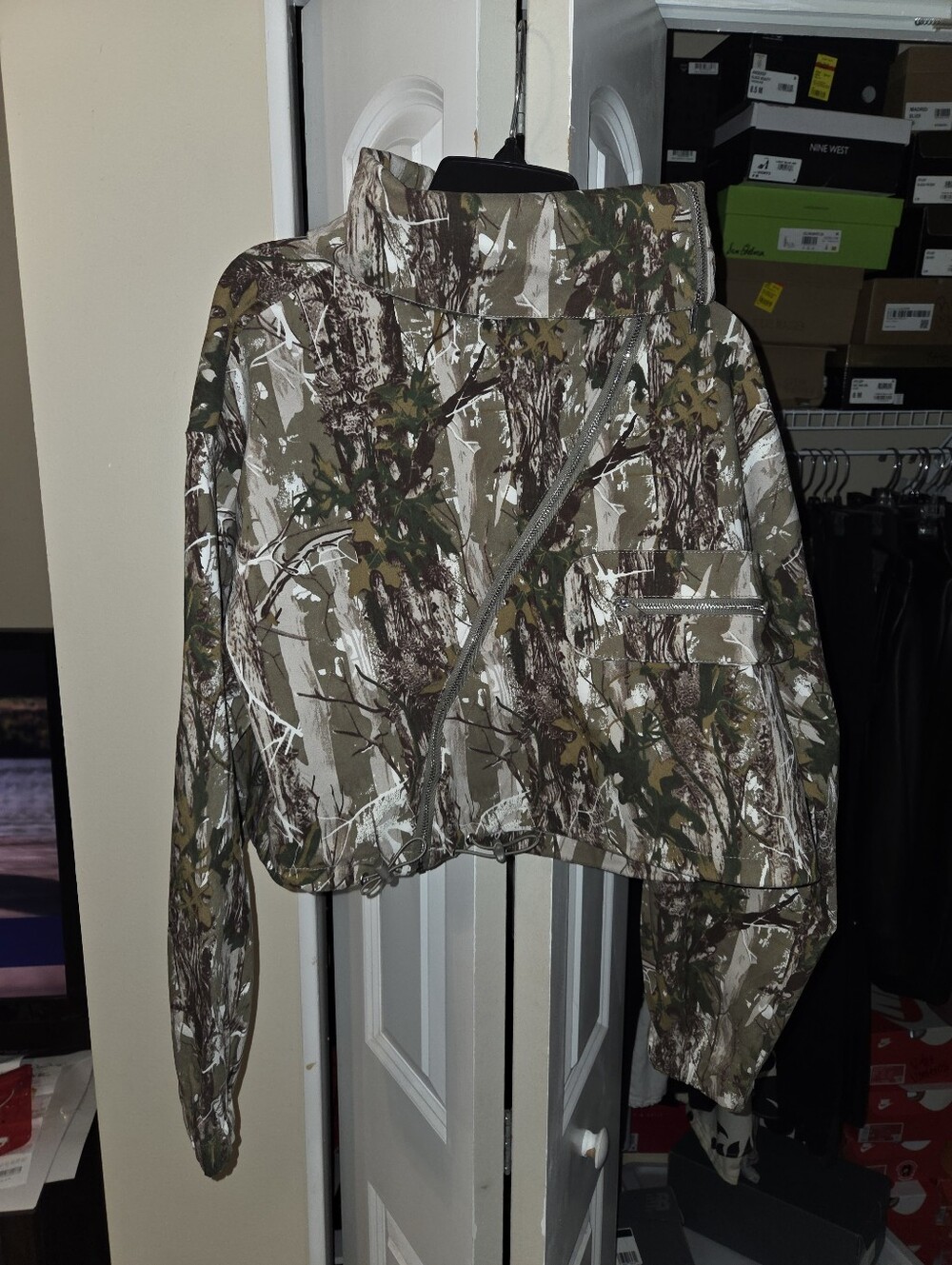 Cropped Camo Jacket